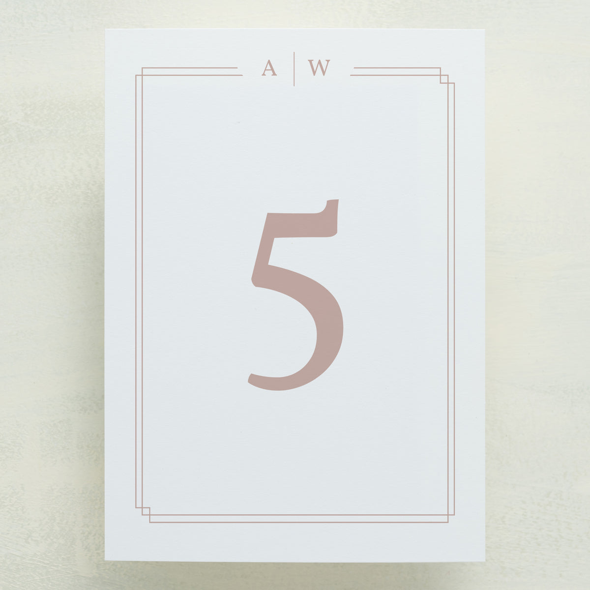 Always Traditional Table Number