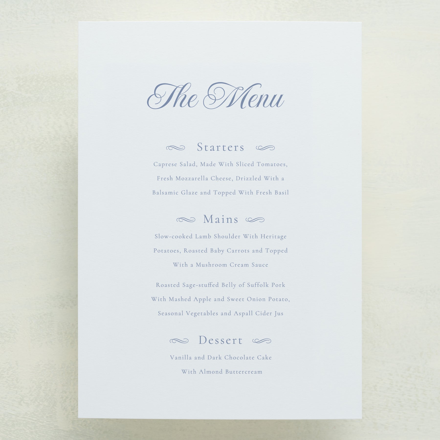 Monroe Menu