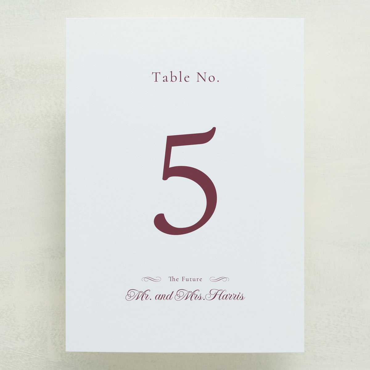 Monroe Table Number