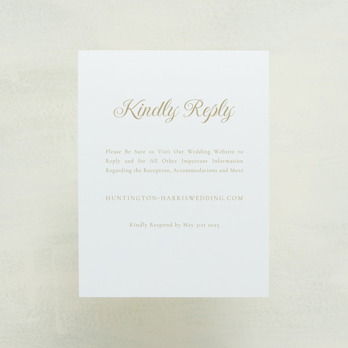 Monroe Digital RSVP Card
