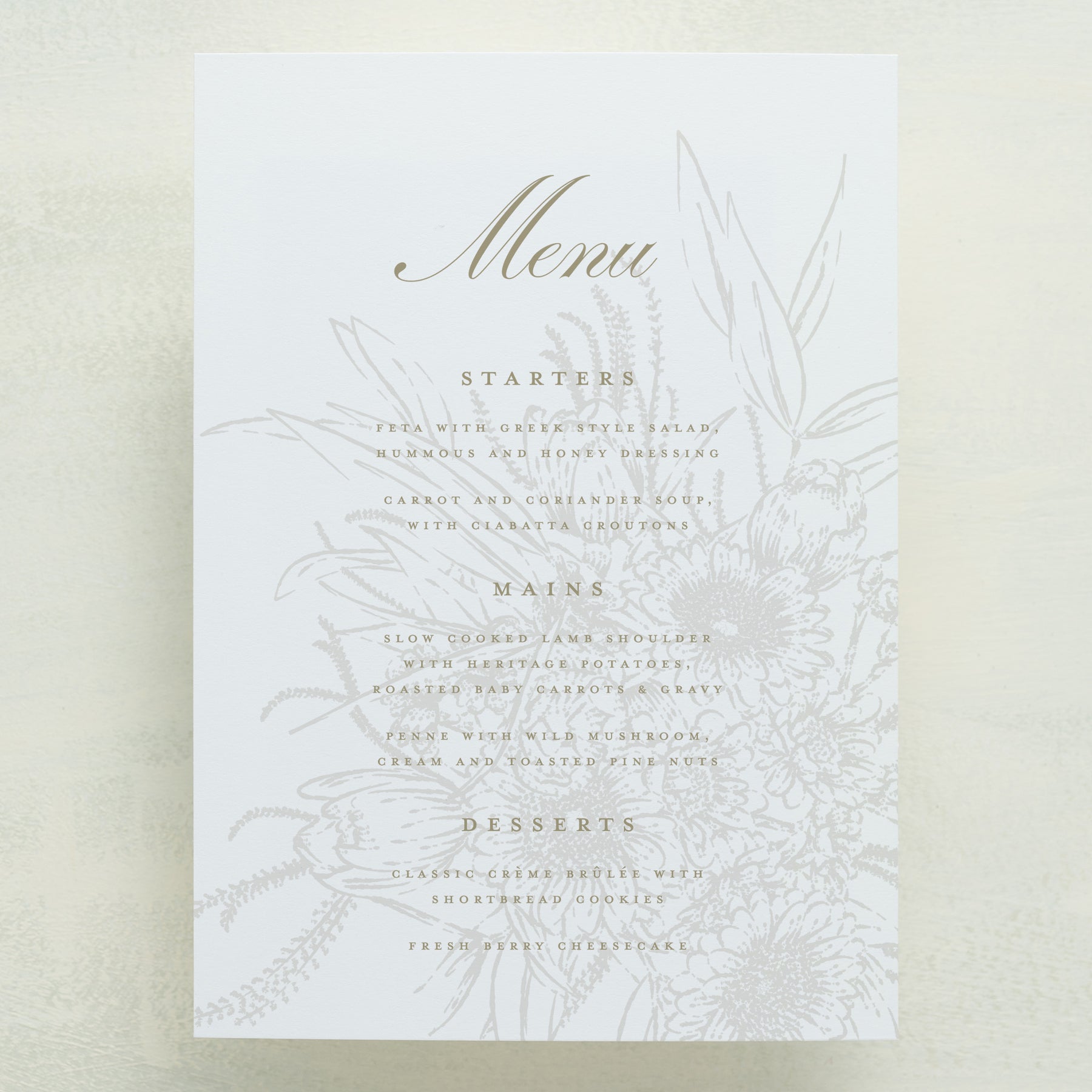 Maison Menu