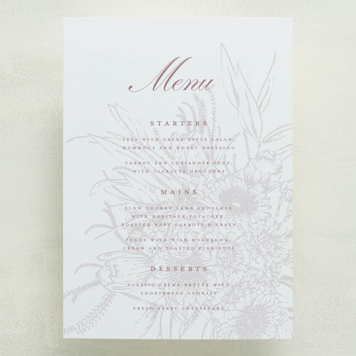 Maison Menu