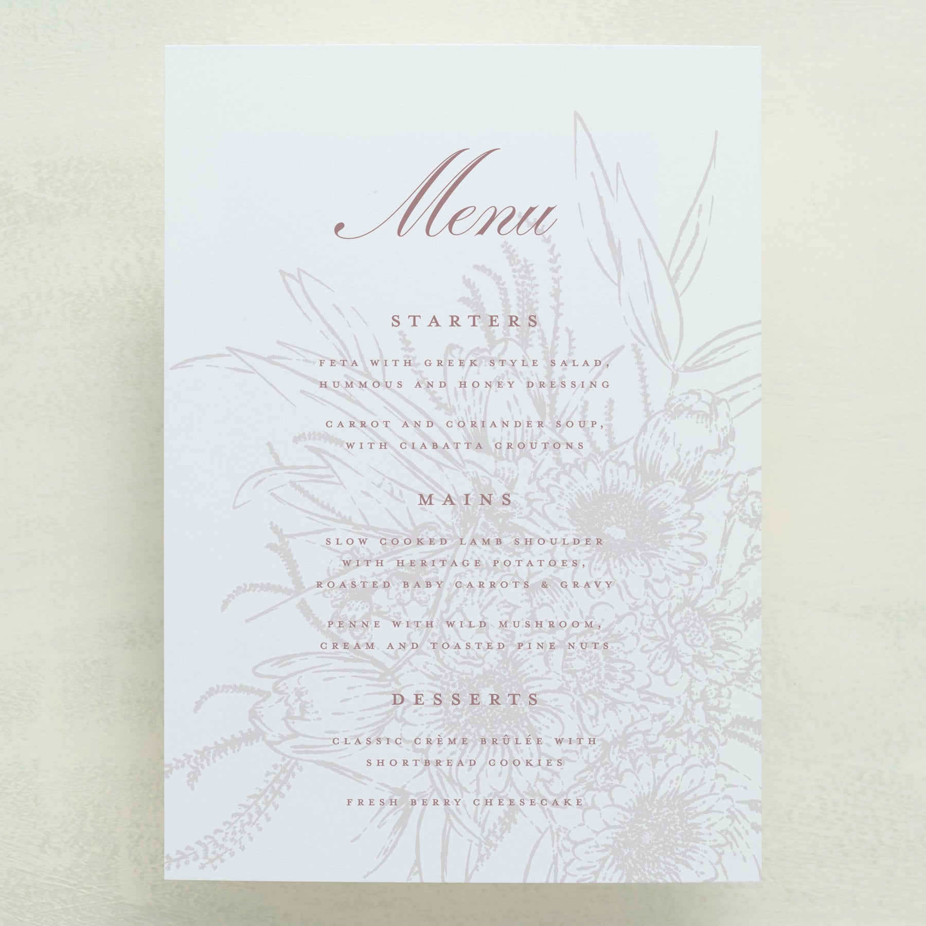 Maison Menu