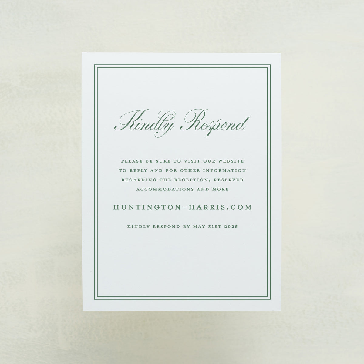 Maison Digital RSVP Card