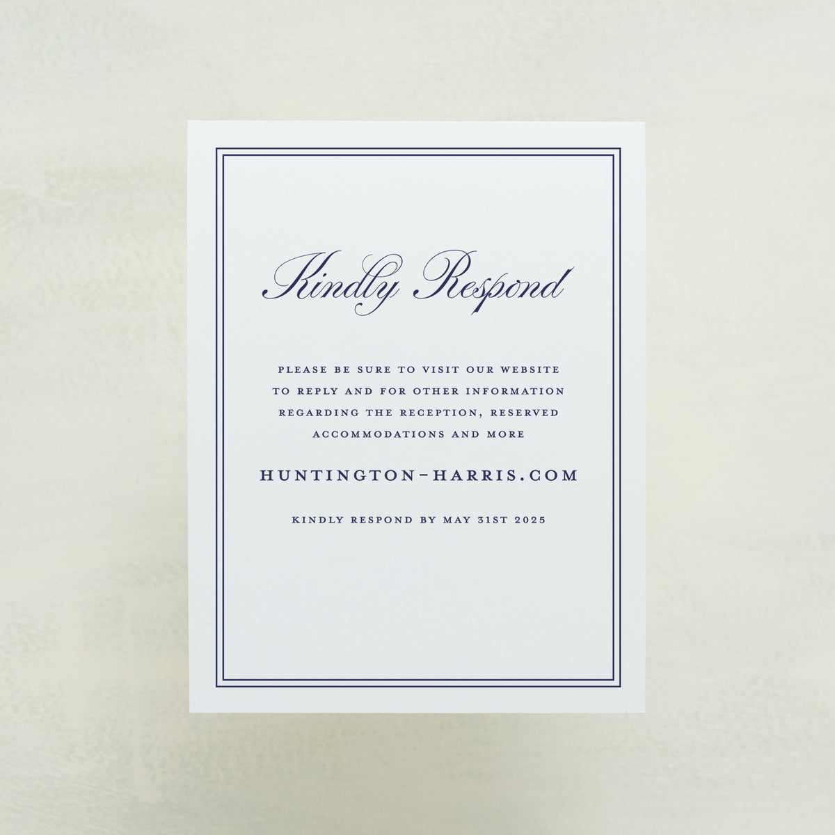 Maison Digital RSVP Card