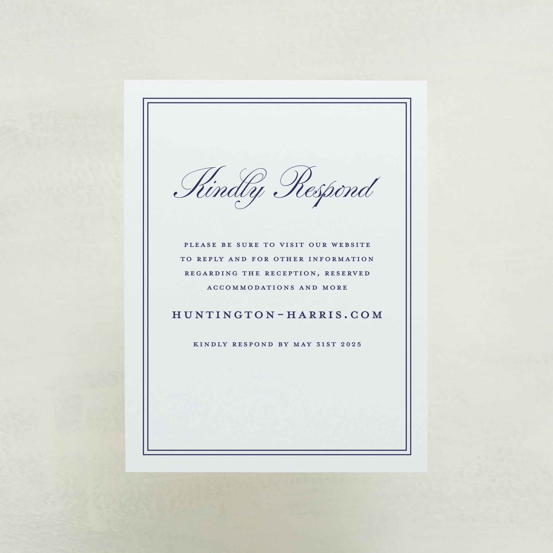 Maison Digital RSVP Card