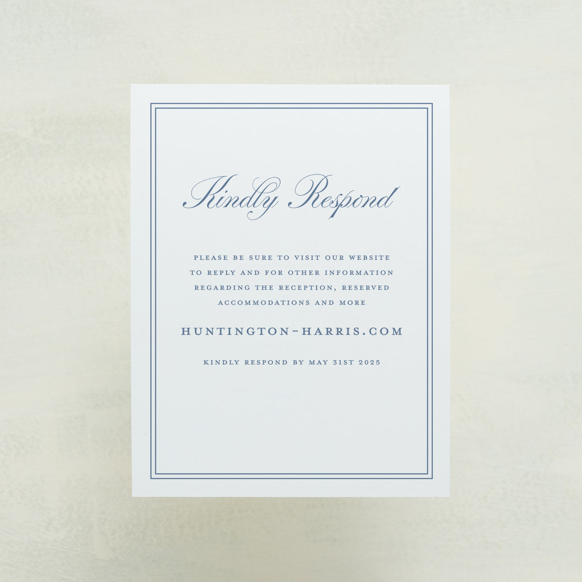 Maison Digital RSVP Card