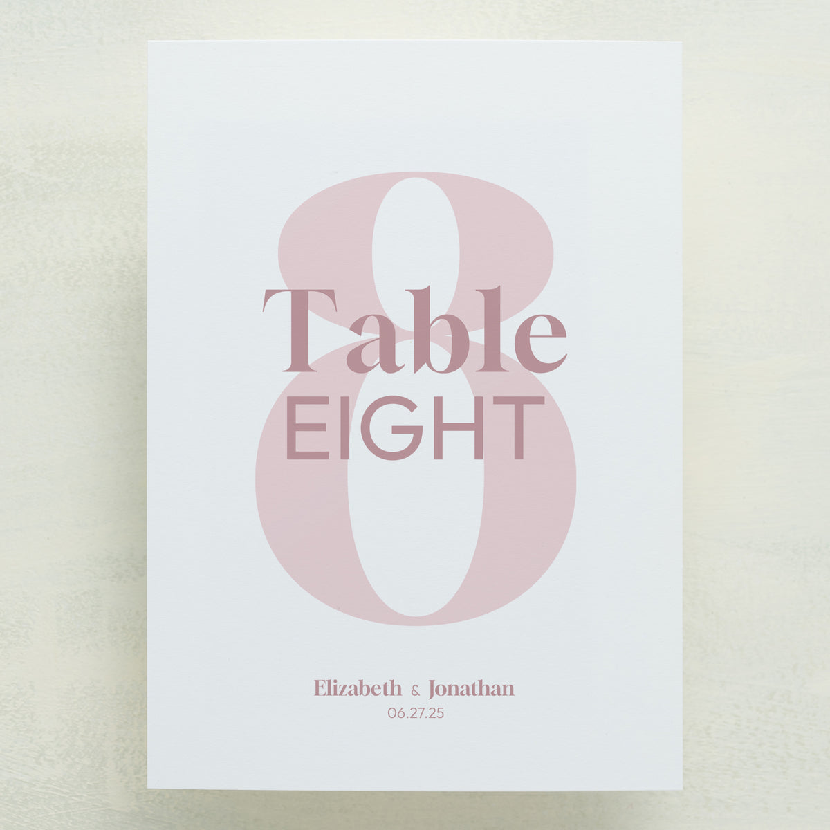 Manhattan Table Number