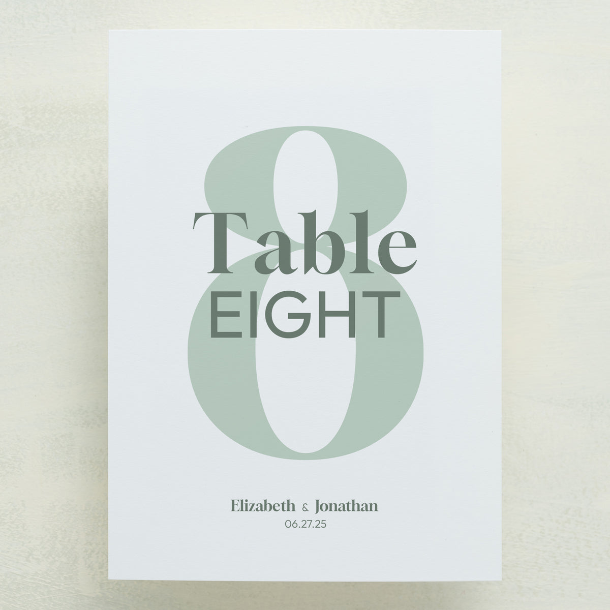 Manhattan Table Number