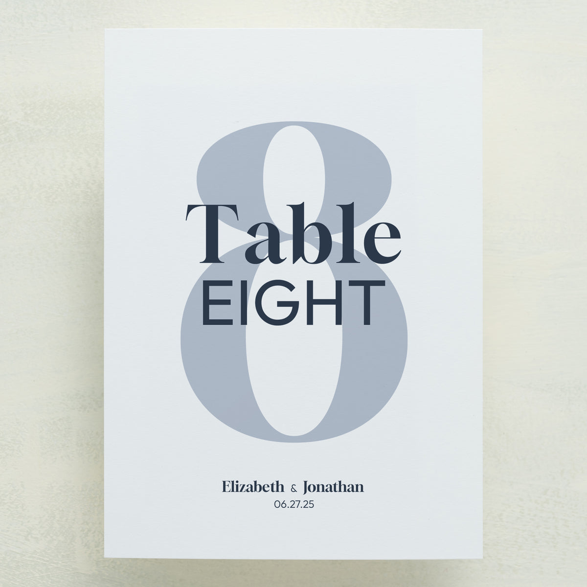 Manhattan Table Number