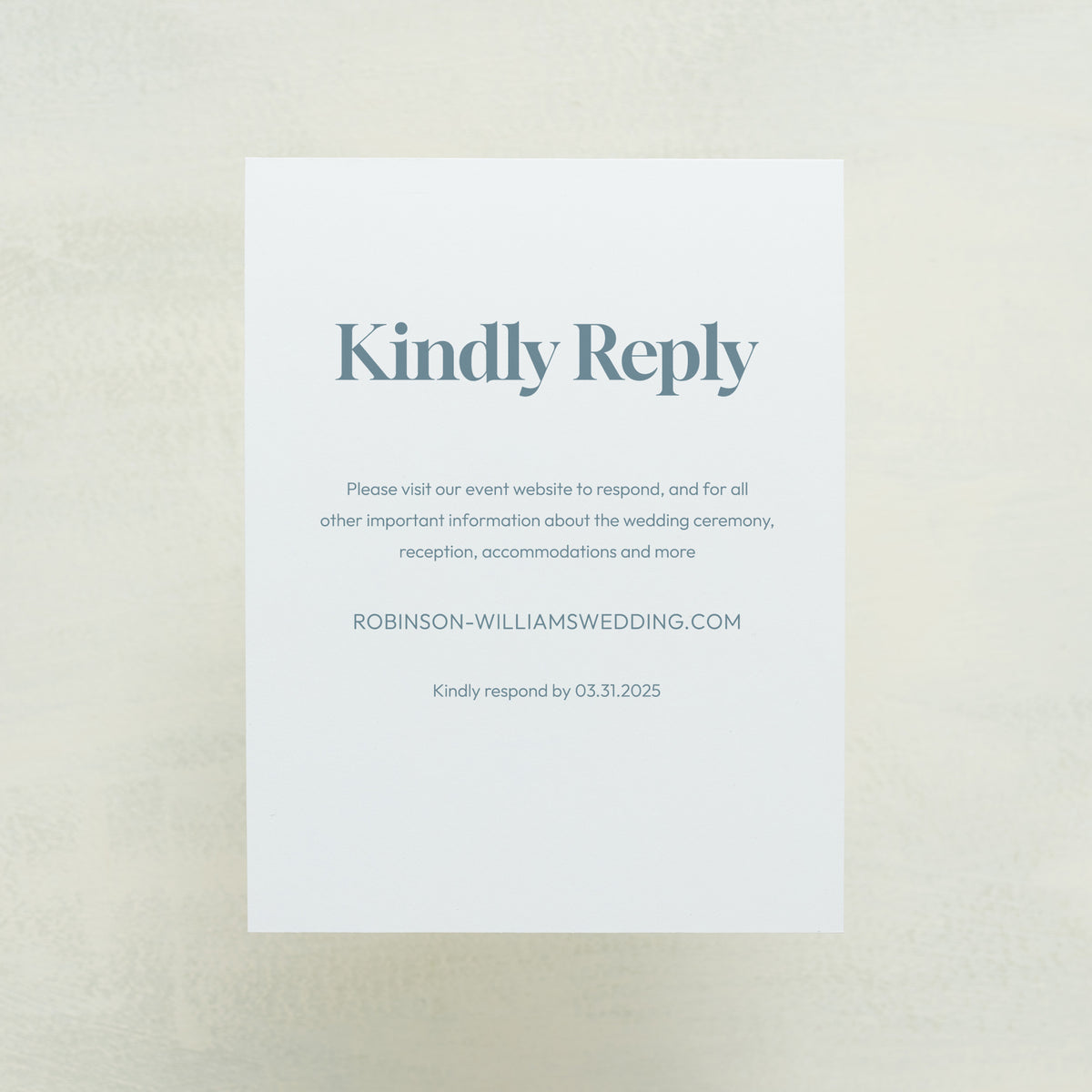 Manhattan Digital RSVP Card