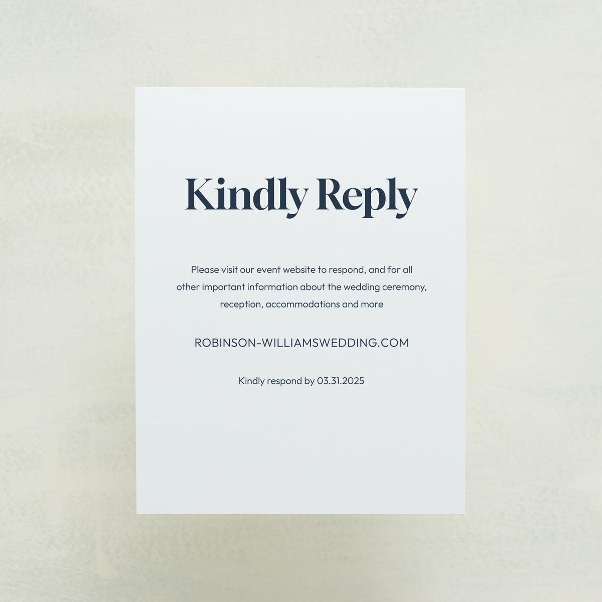 Manhattan Digital RSVP Card