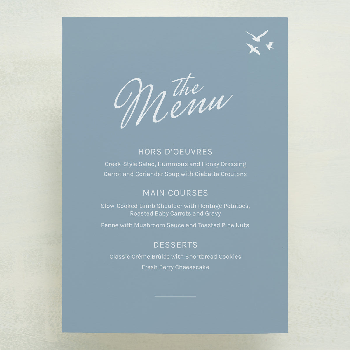 Whisked Away Menu