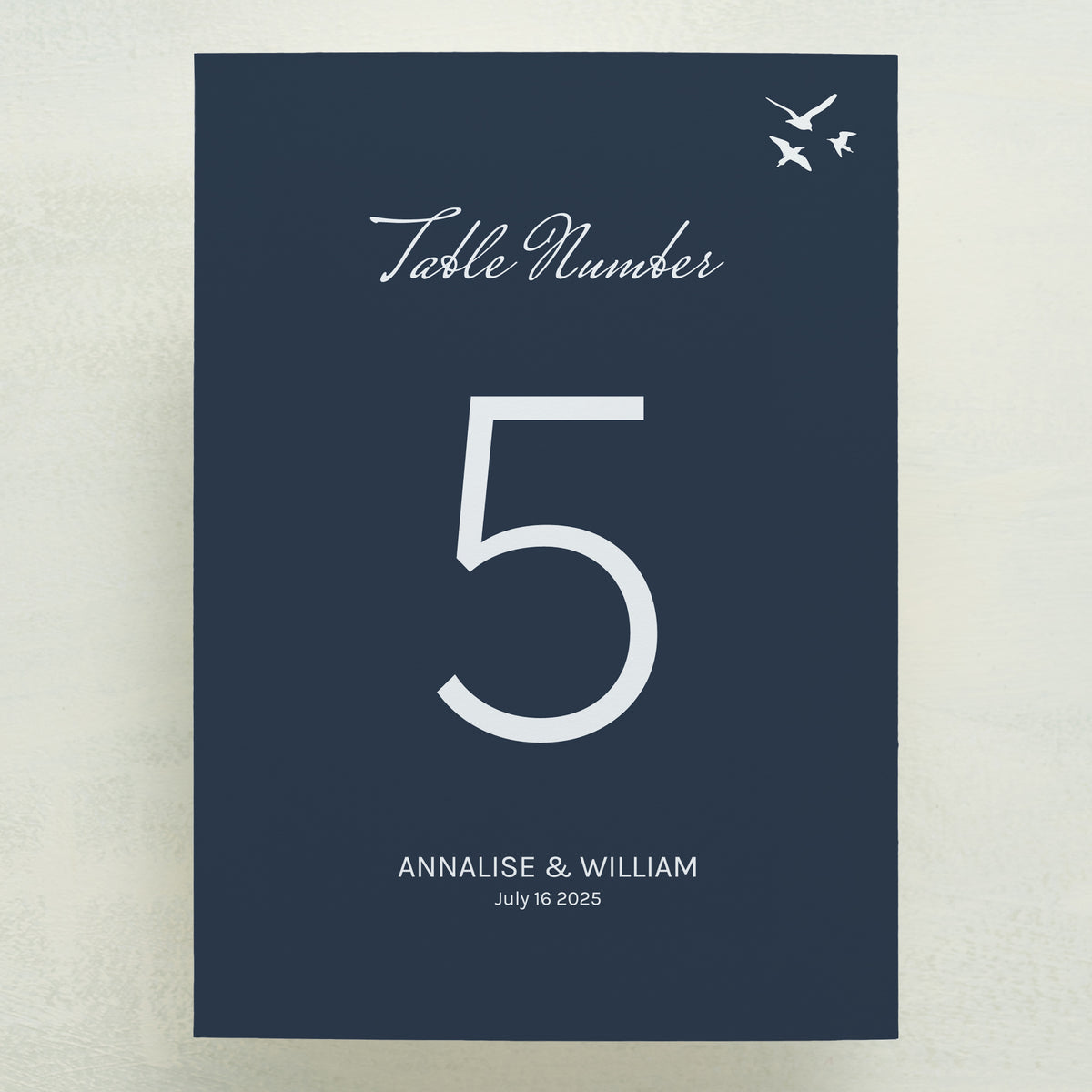 Whisked Away Table Number