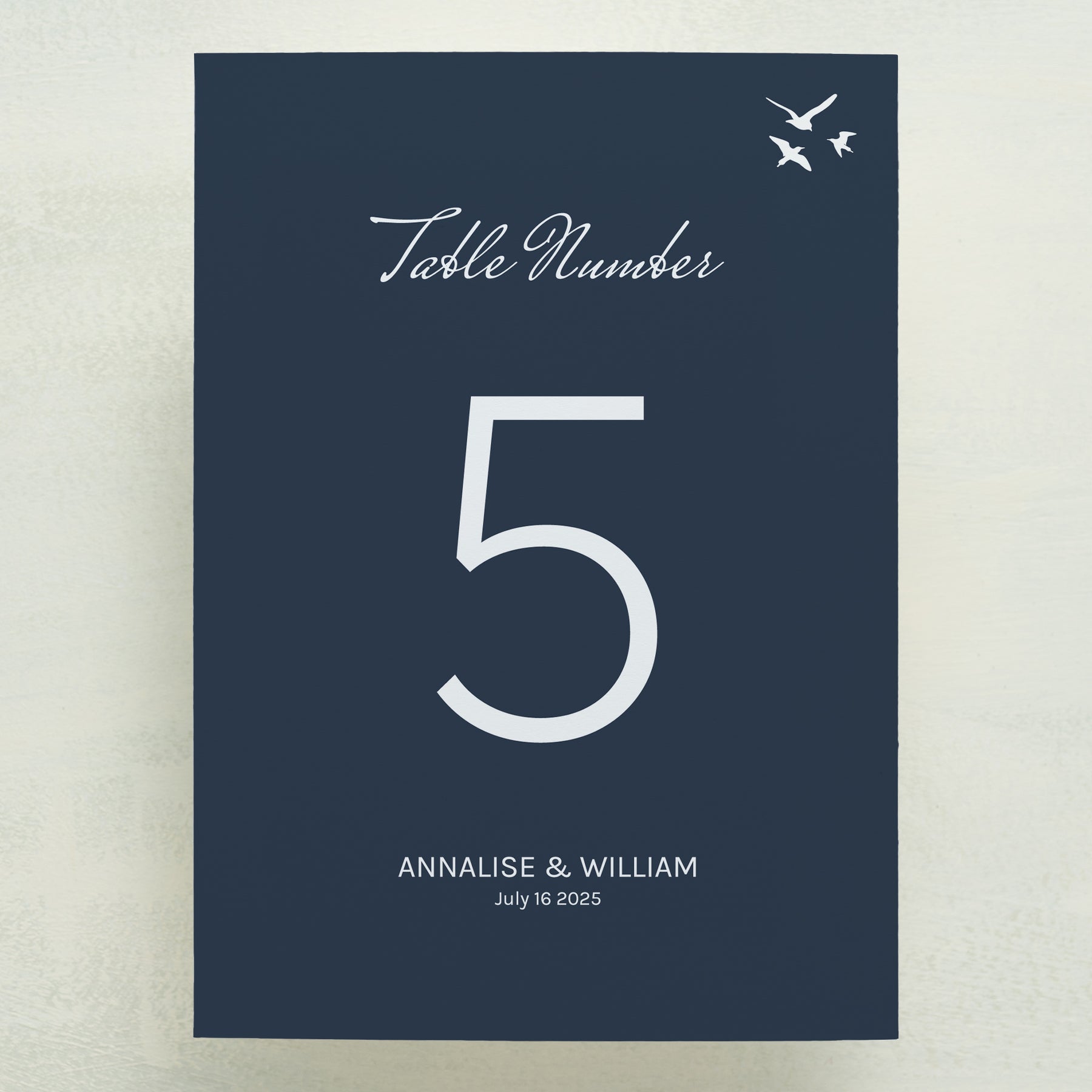 Whisked Away Table Number