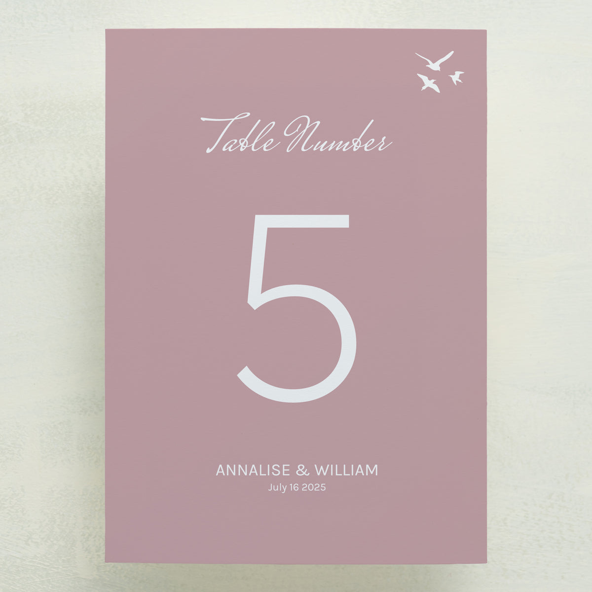 Whisked Away Table Number