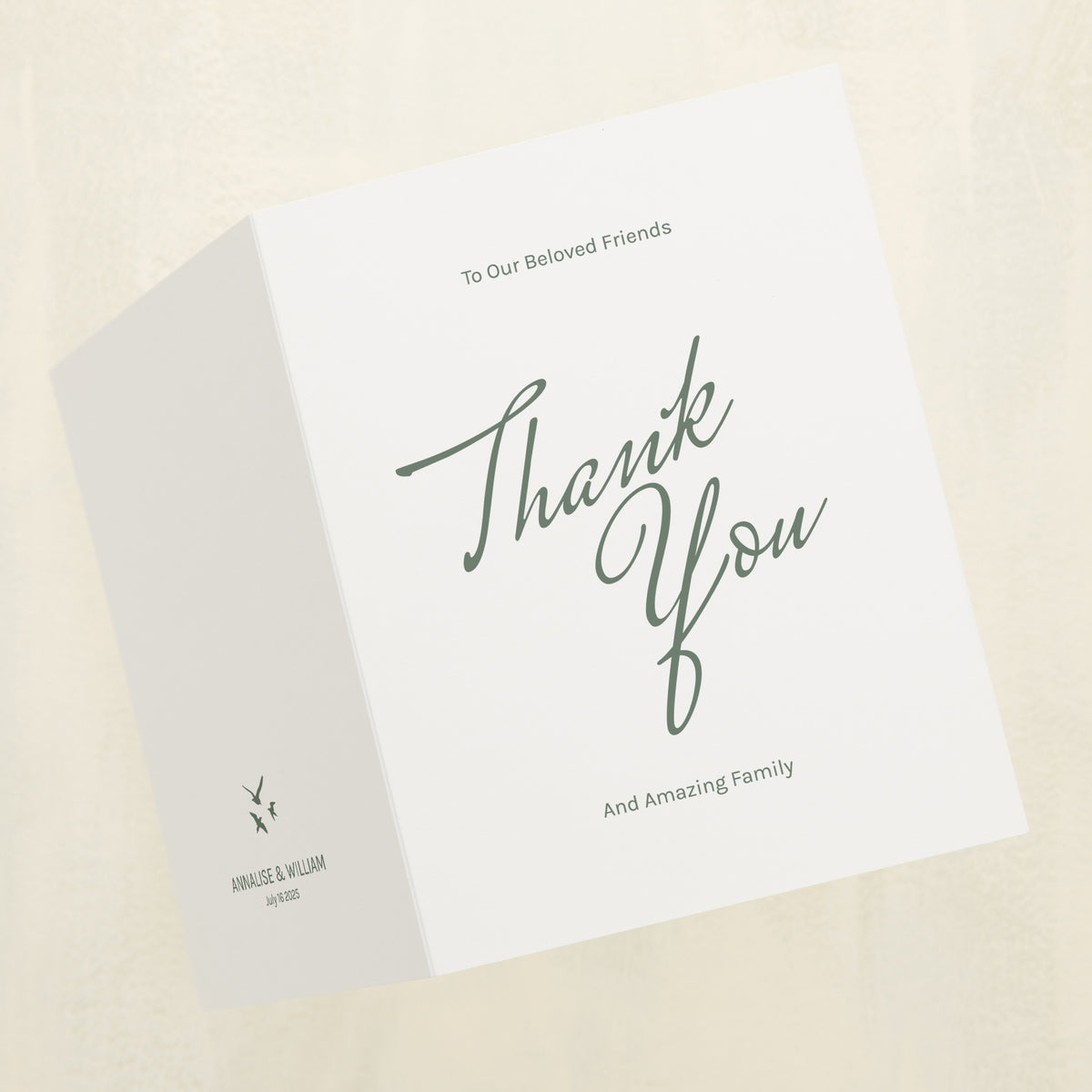 Whisked Away Thank You Card