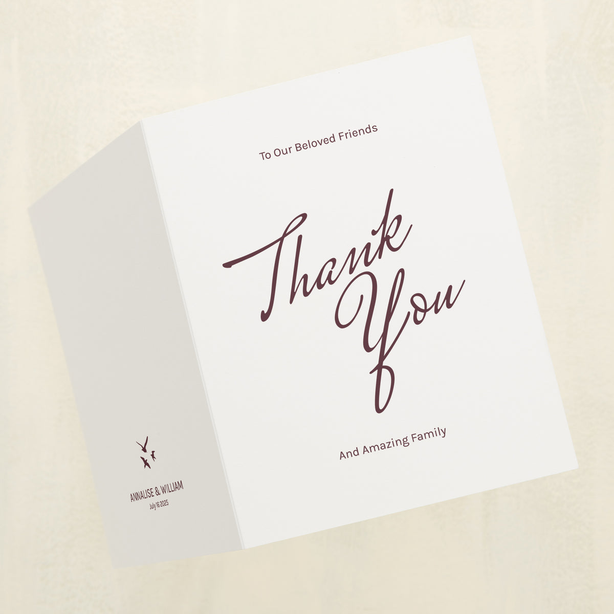Whisked Away Thank You Card