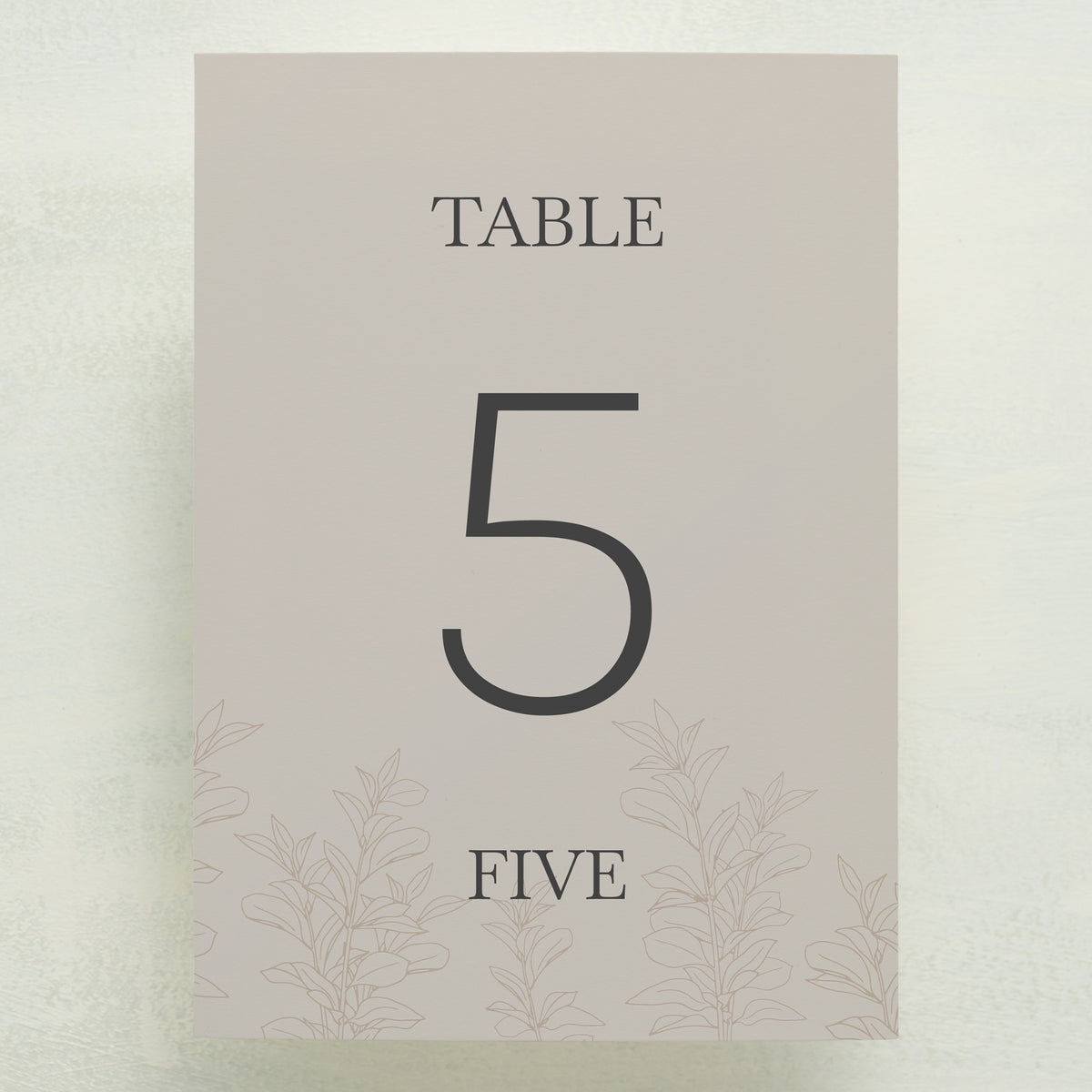 Embellished Table Number