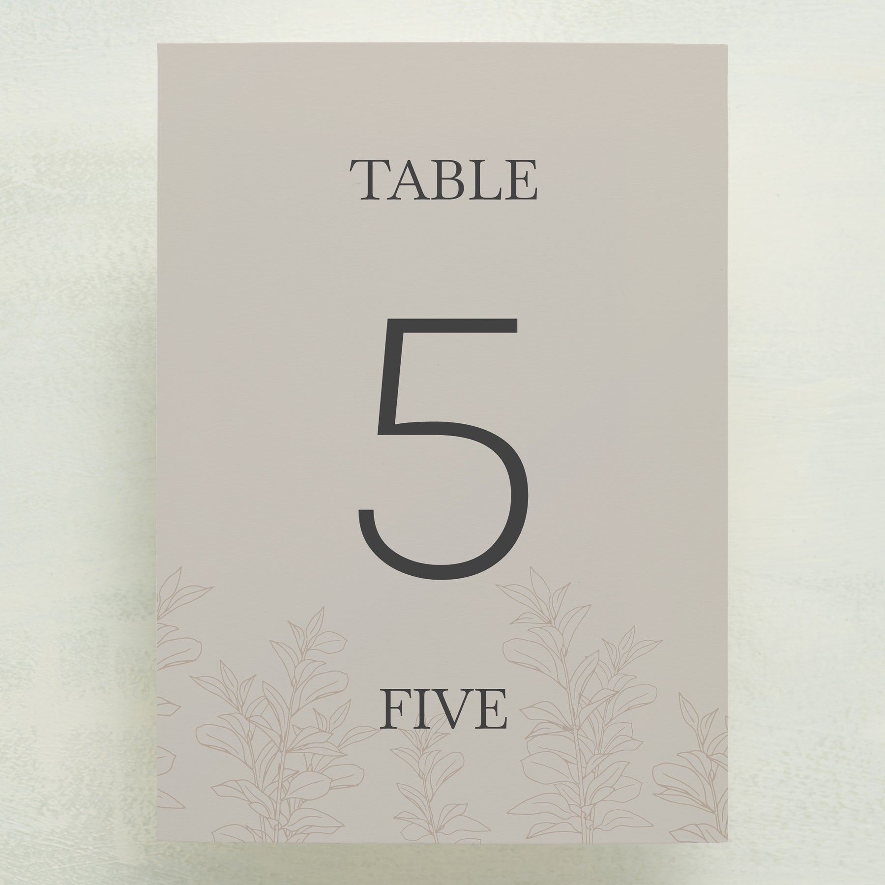 Embellished Table Number