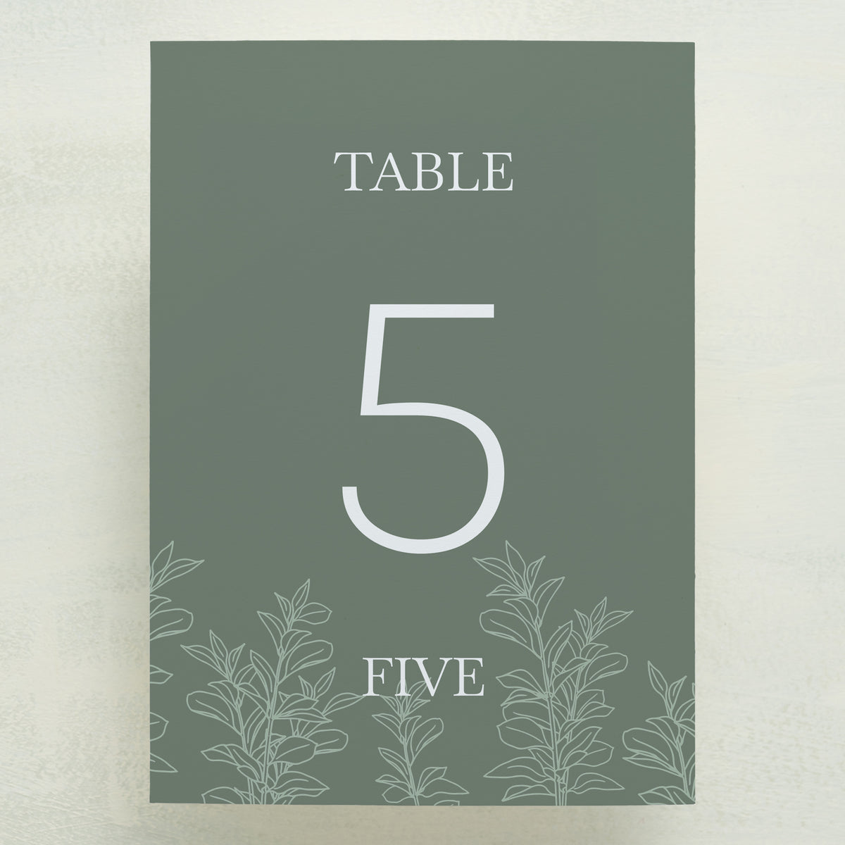 Embellished Table Number