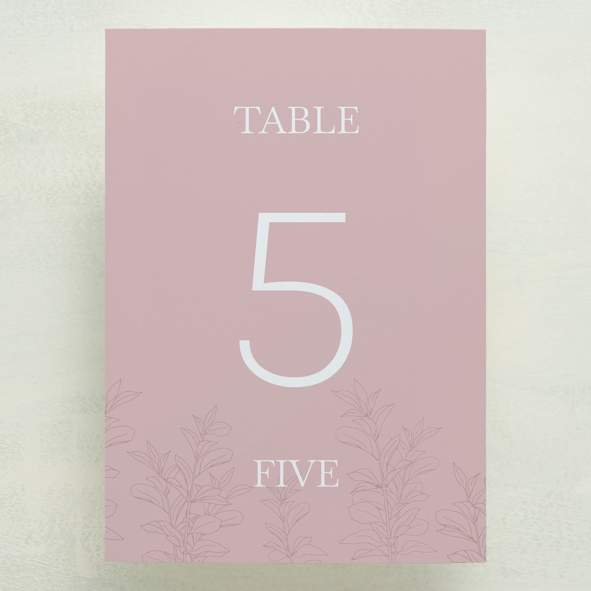 Embellished Table Number
