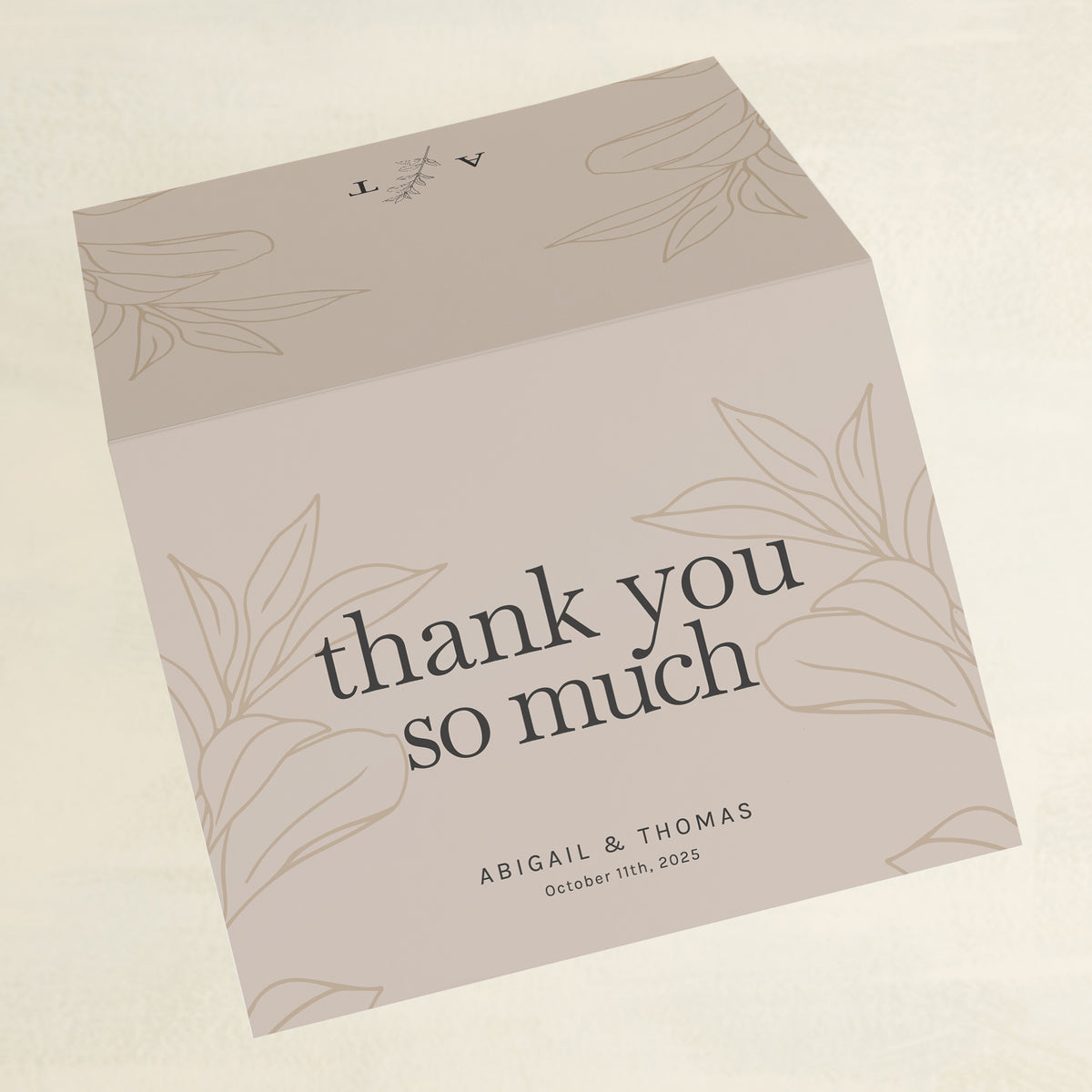 Embellished Thank You Card