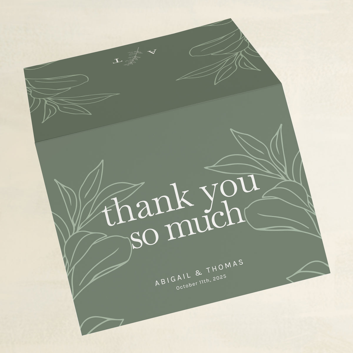 Embellished Thank You Card