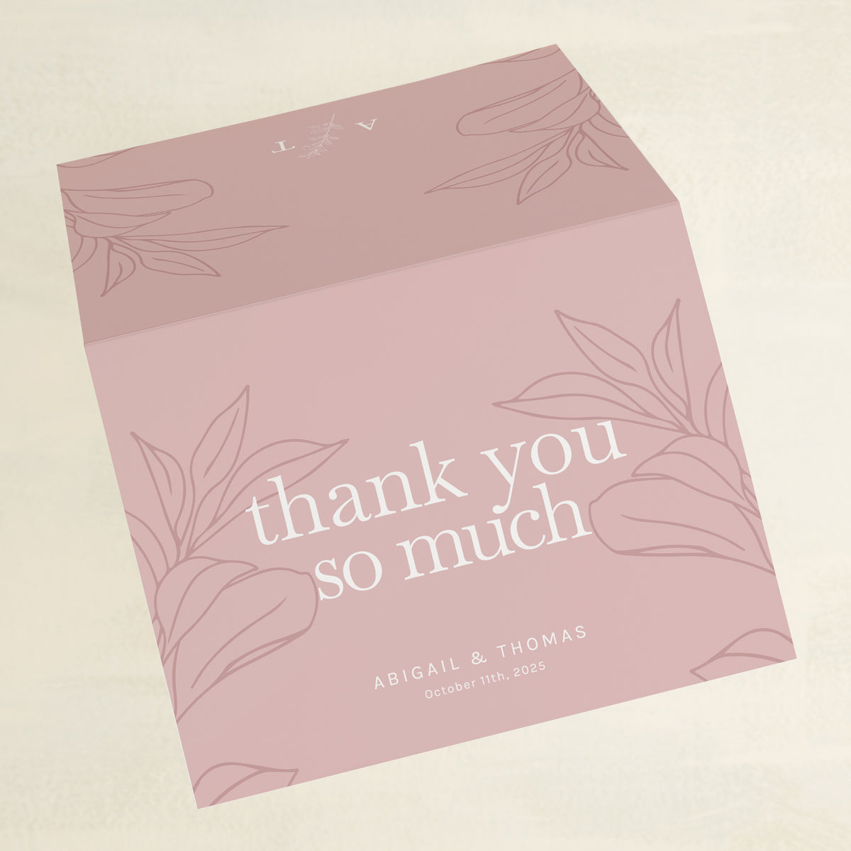 Embellished Thank You Card
