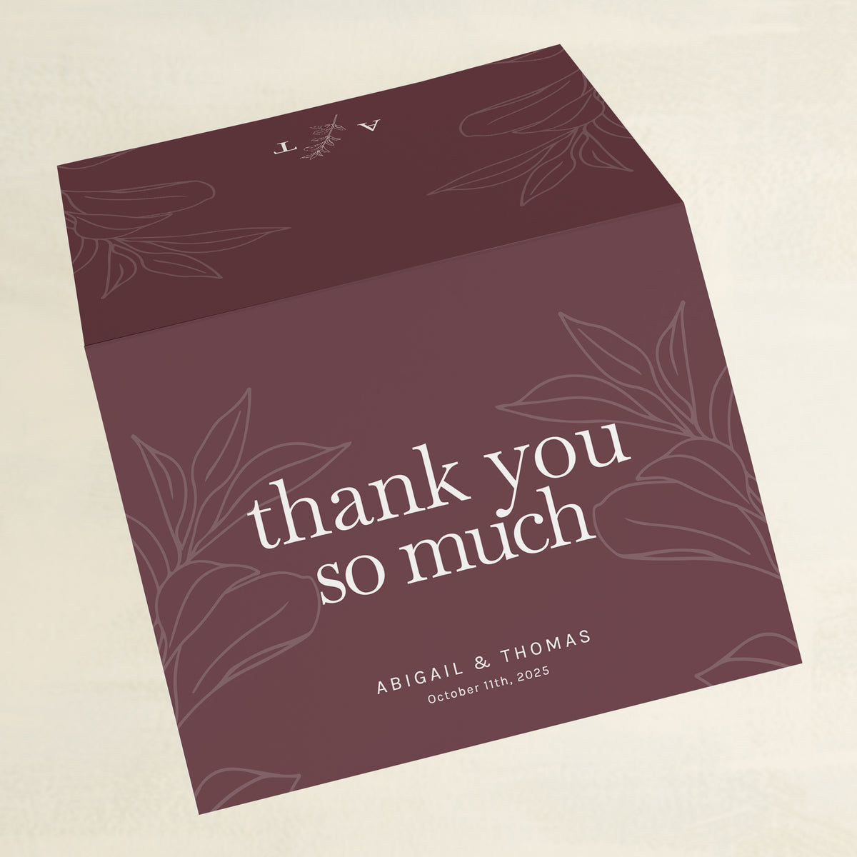 Embellished Thank You Card