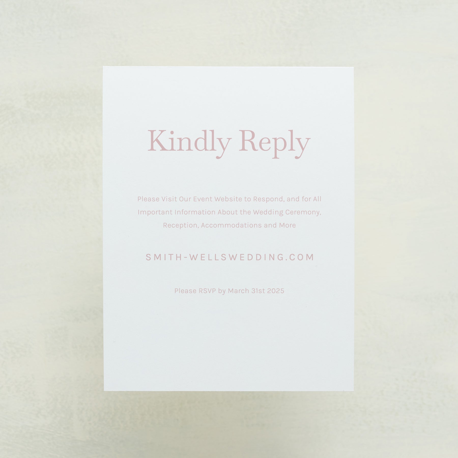 Embellished Digital RSVP Card
