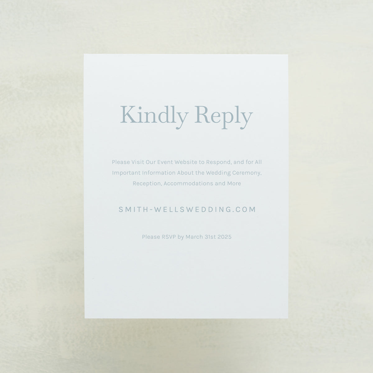 Embellished Digital RSVP Card