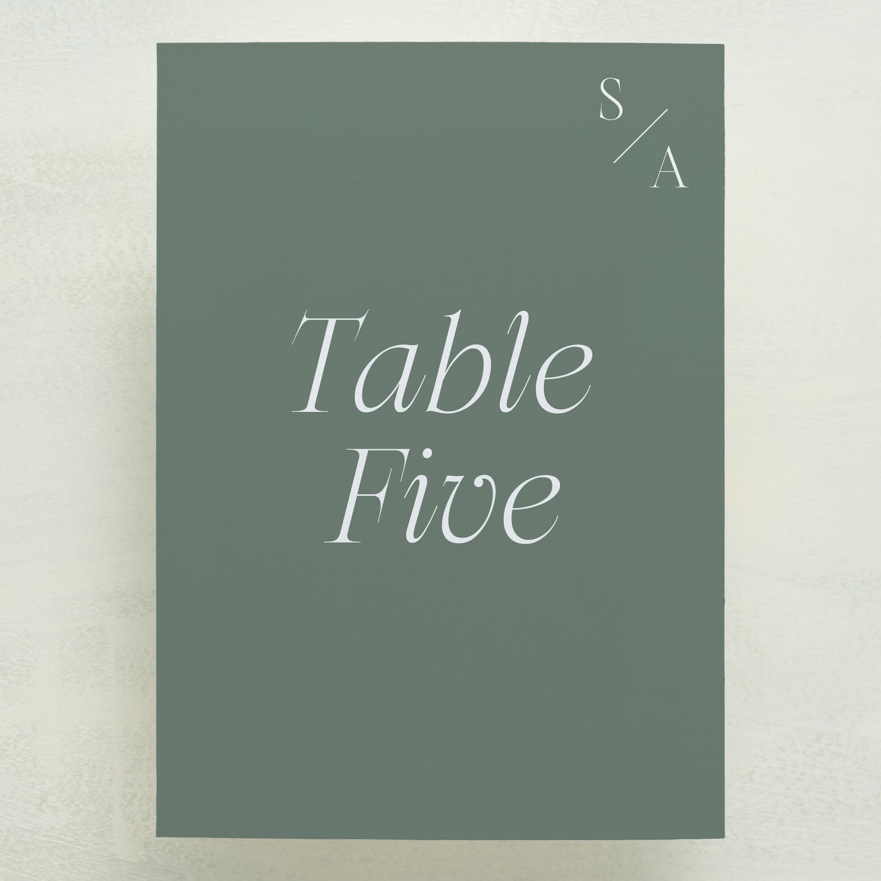 Serendipity Table Number