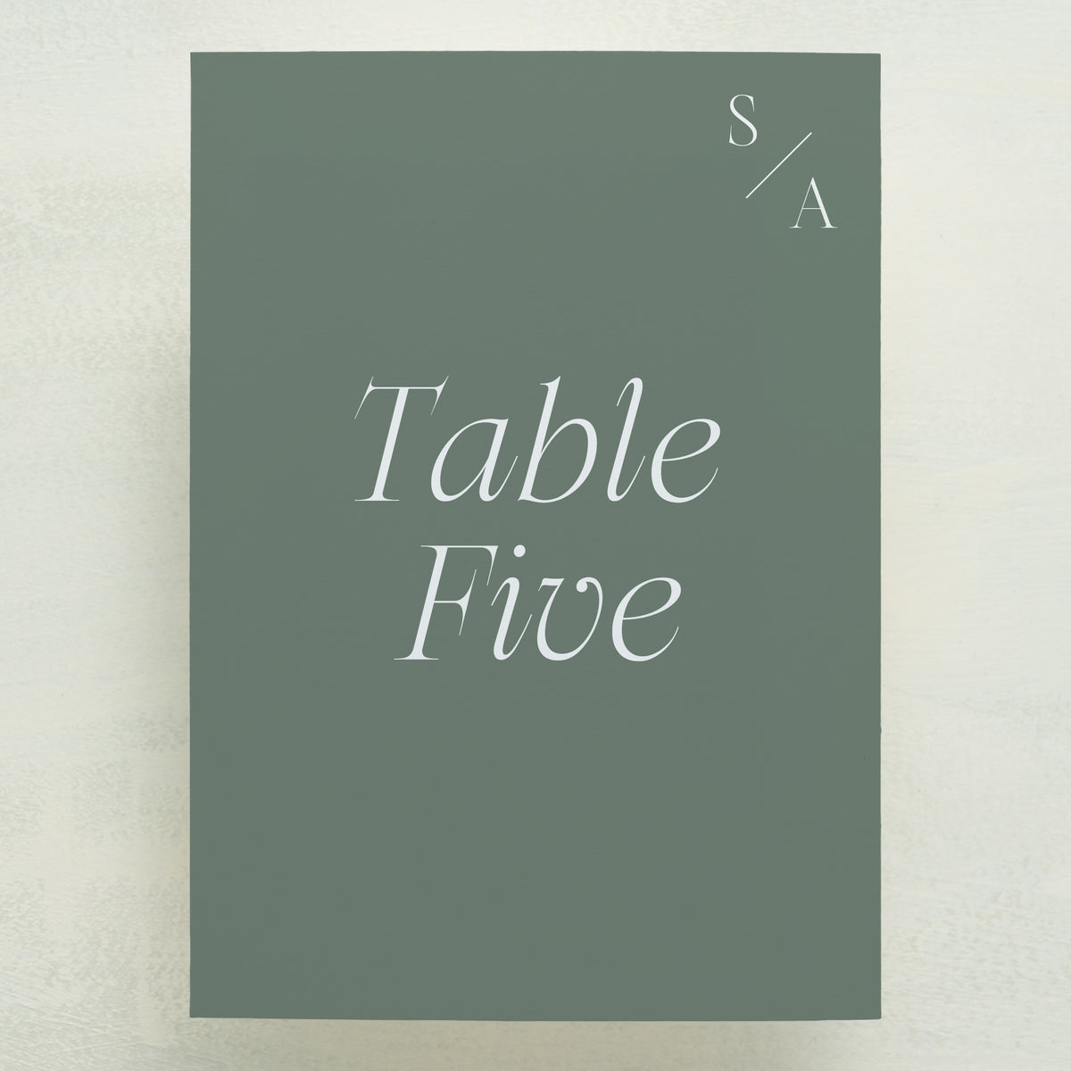 Serendipity Table Number