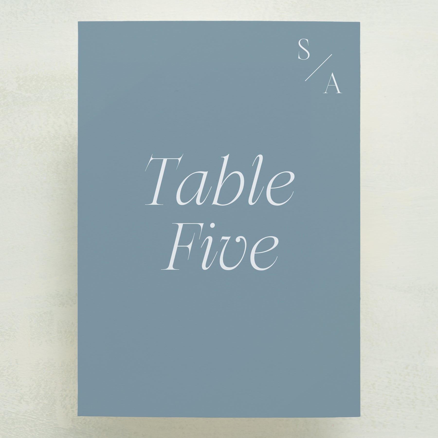 Serendipity Table Number
