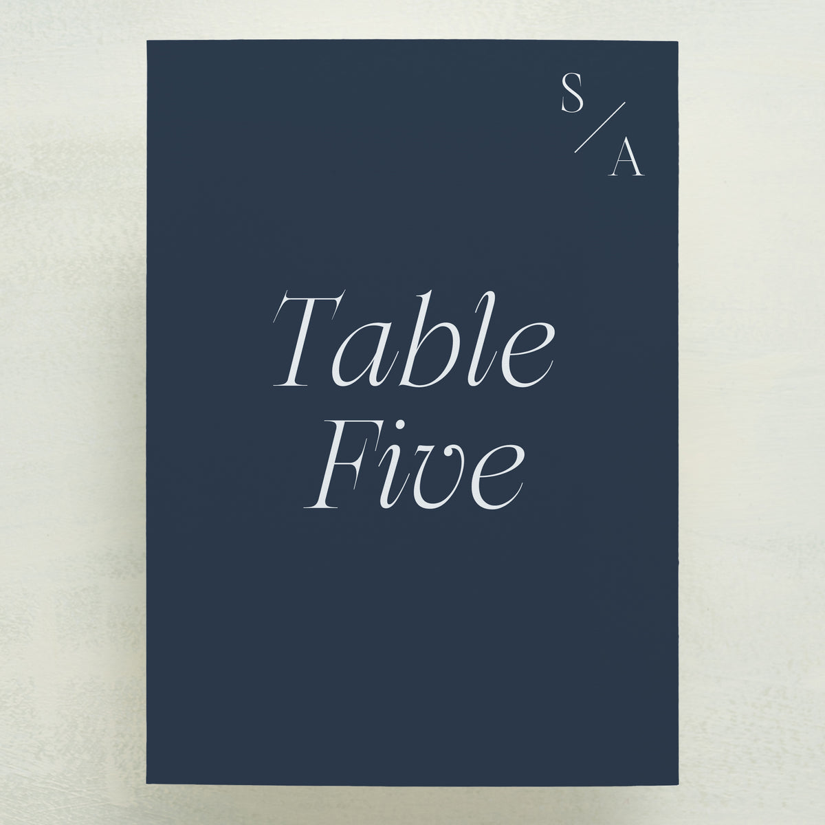 Serendipity Table Number