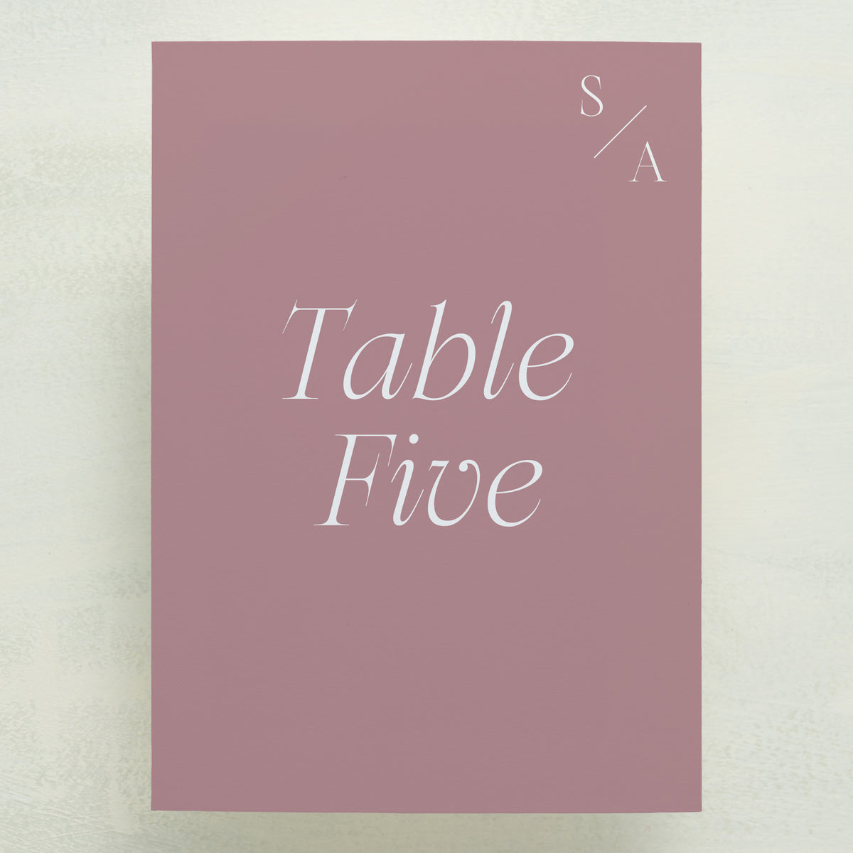 Serendipity Table Number