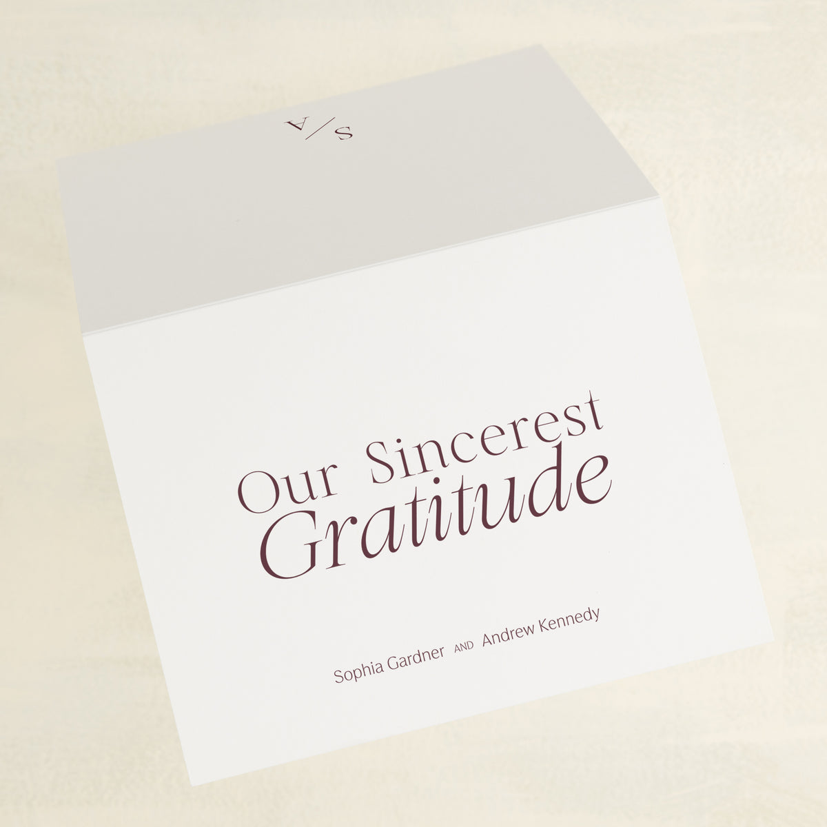 Serendipity Thank You Card