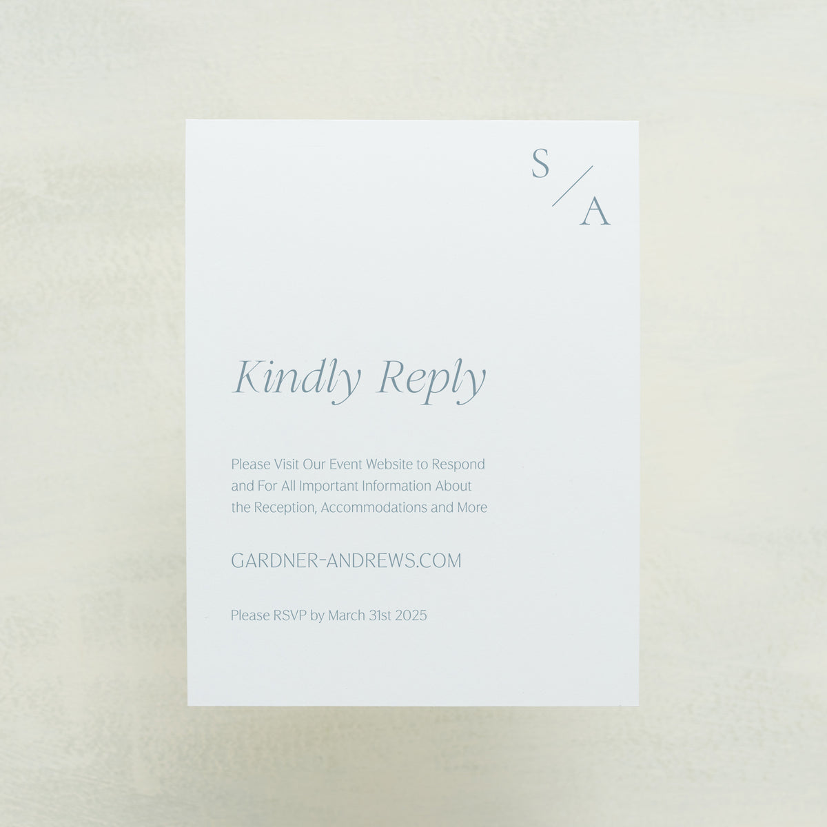 Serendipity Digital RSVP Card