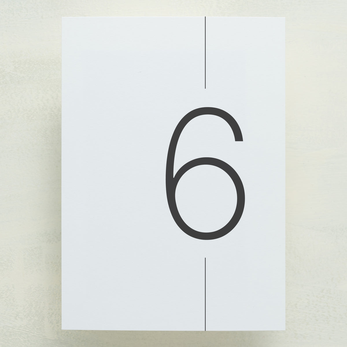 Intention Table Number