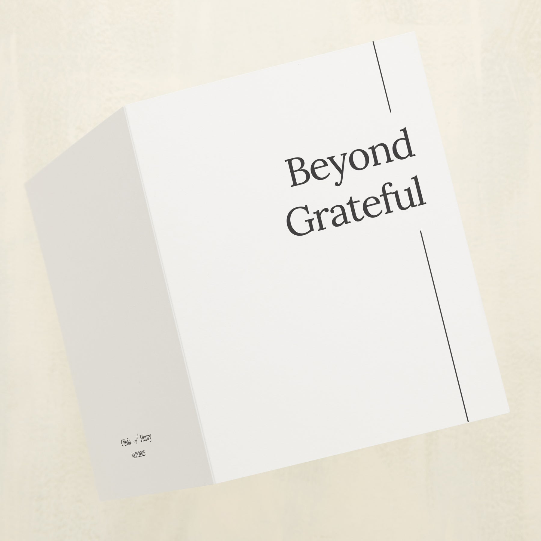 Intention Thank You Card