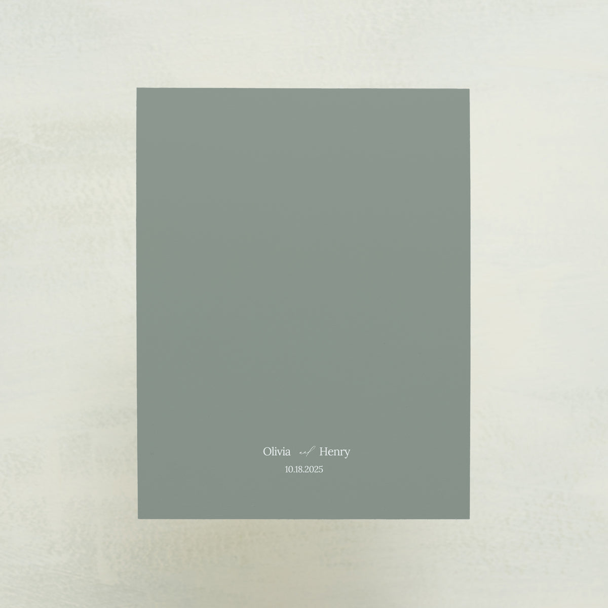 Intention Digital RSVP Card