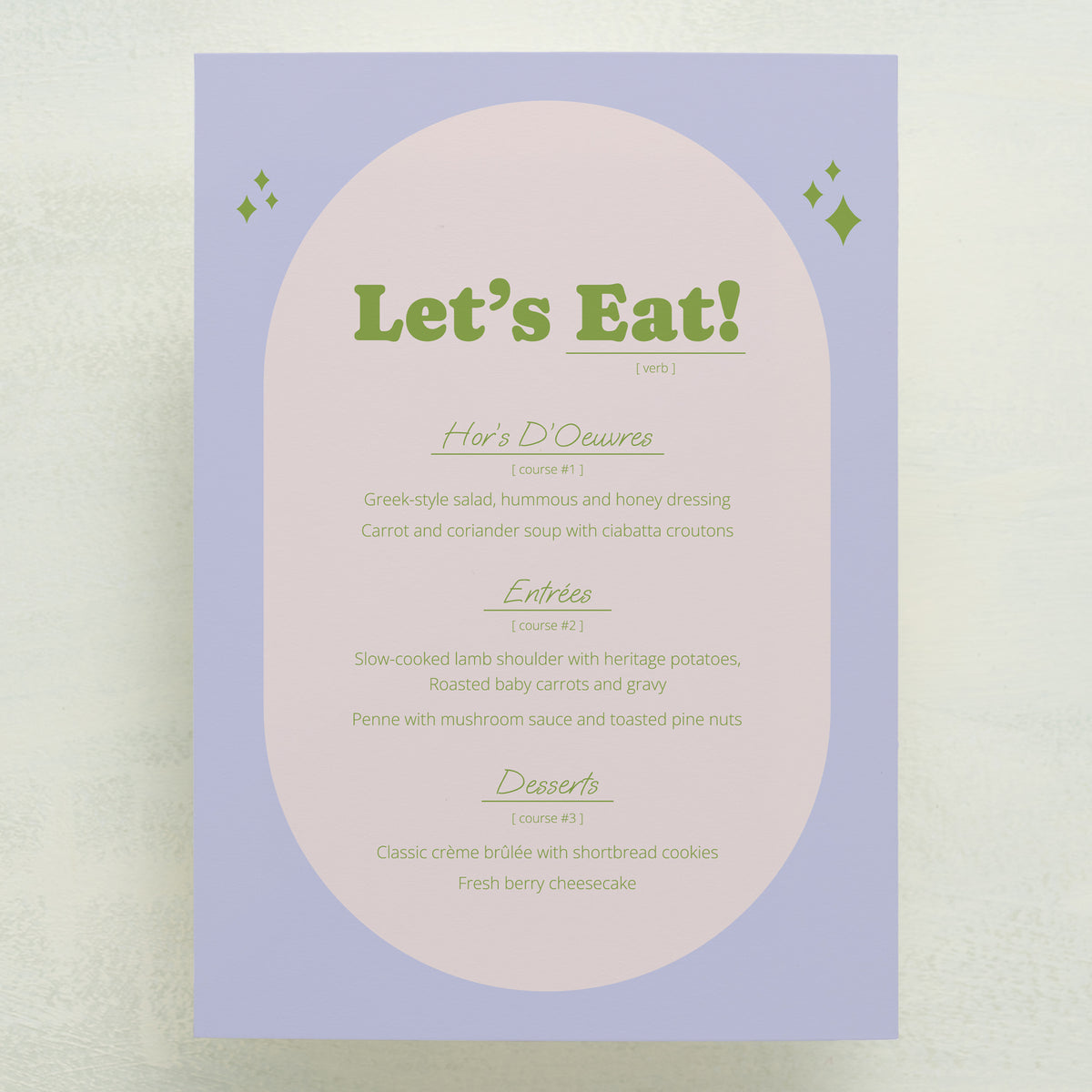 Wedlibs Menu