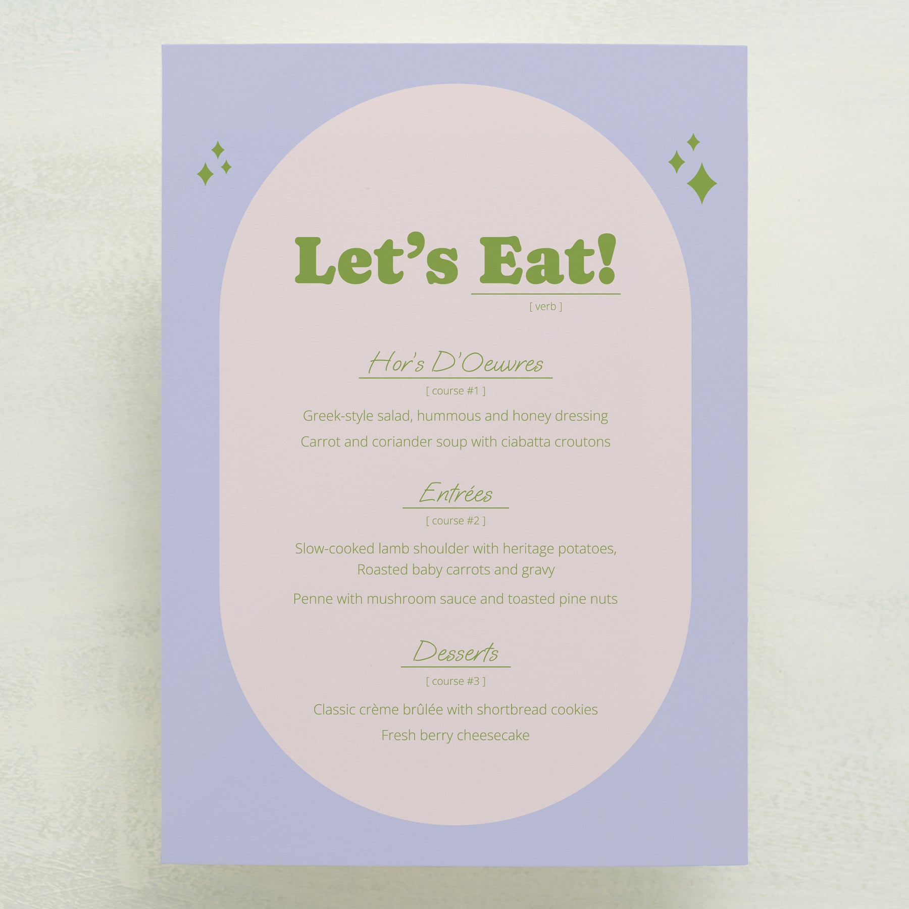 Wedlibs Menu
