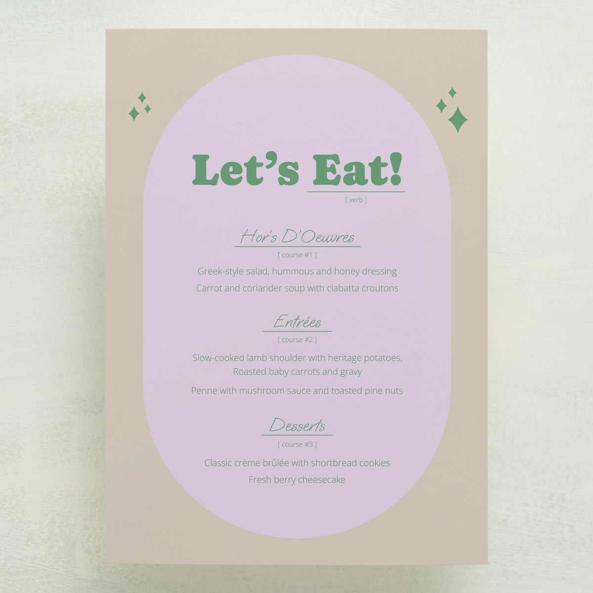 Wedlibs Menu