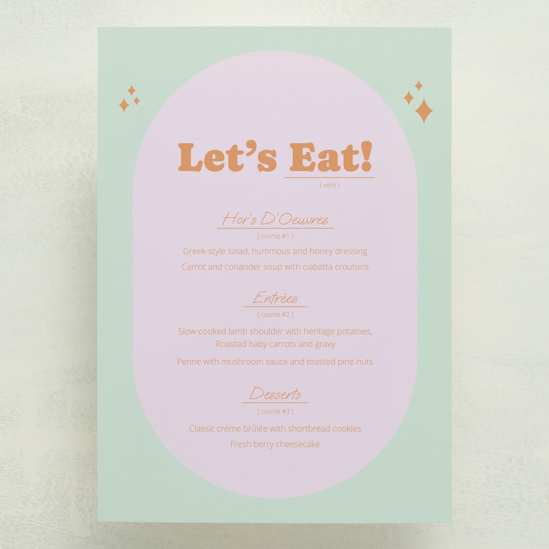Wedlibs Menu