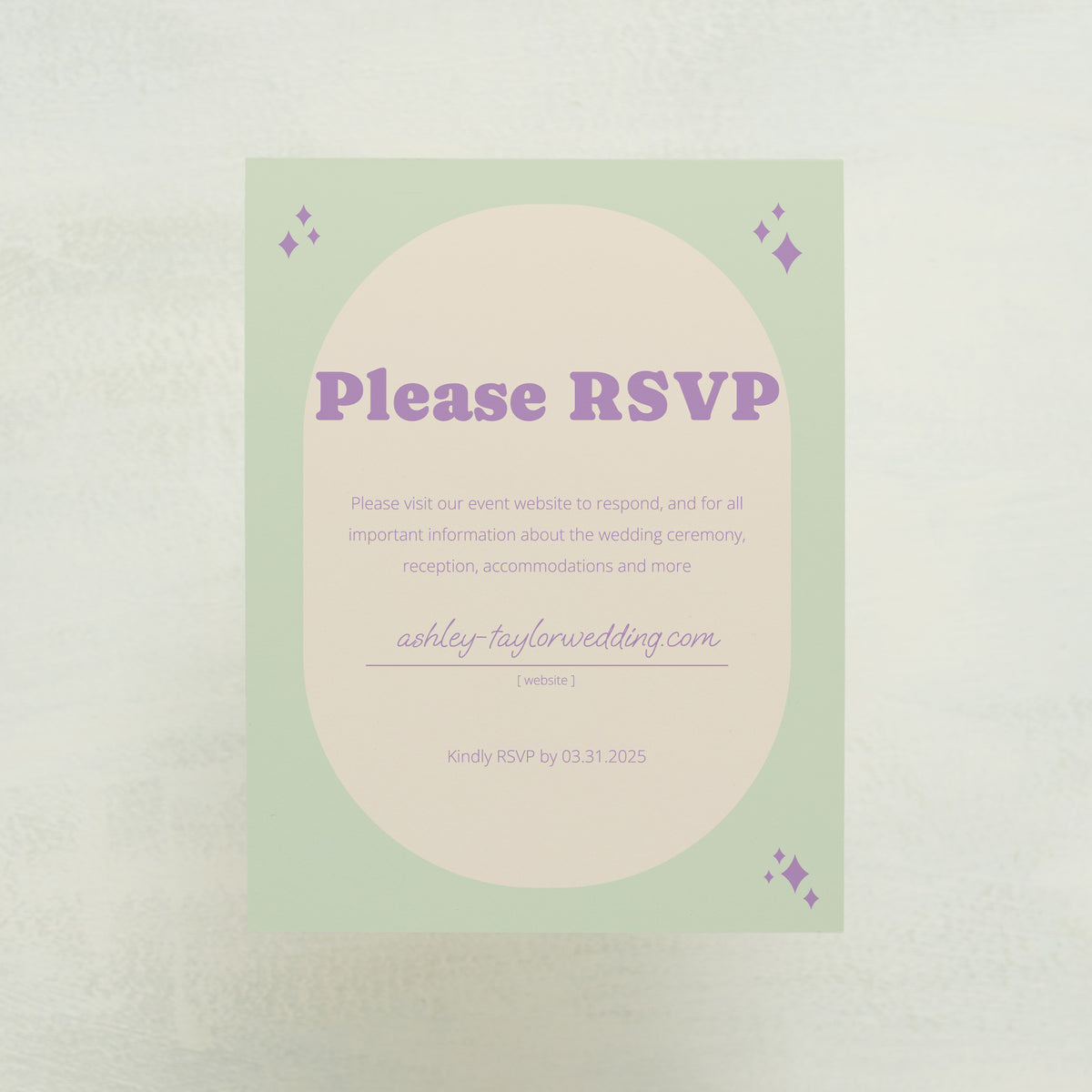 Wedlibs Digital RSVP Card