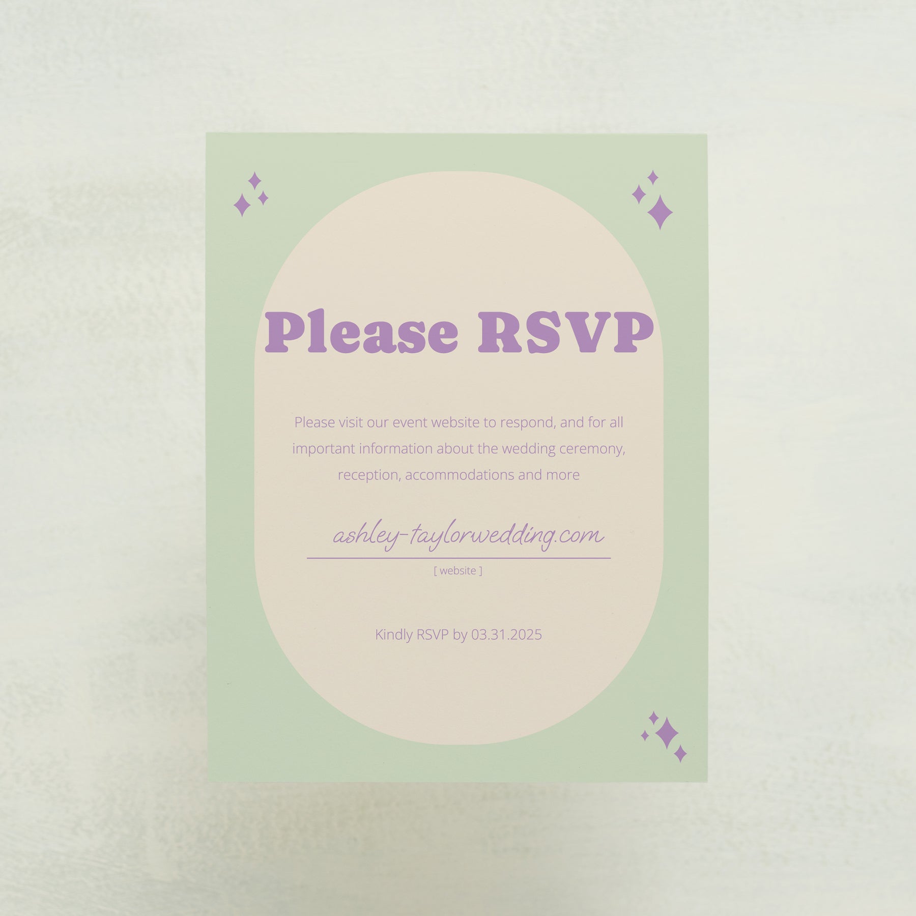 Wedlibs Digital RSVP Card