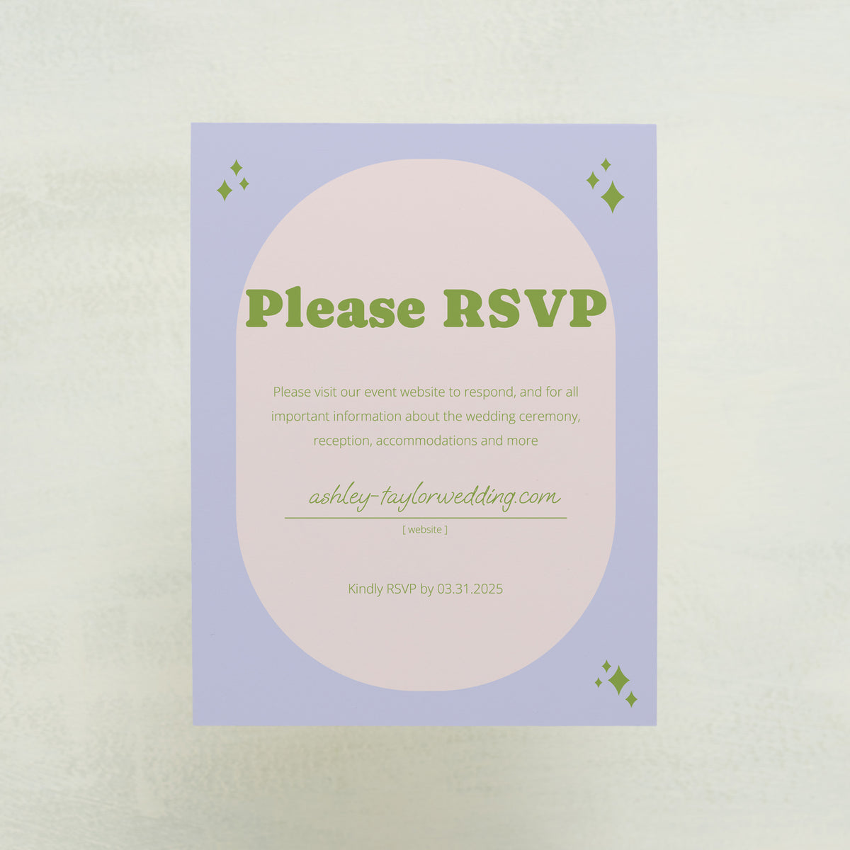 Wedlibs Digital RSVP Card