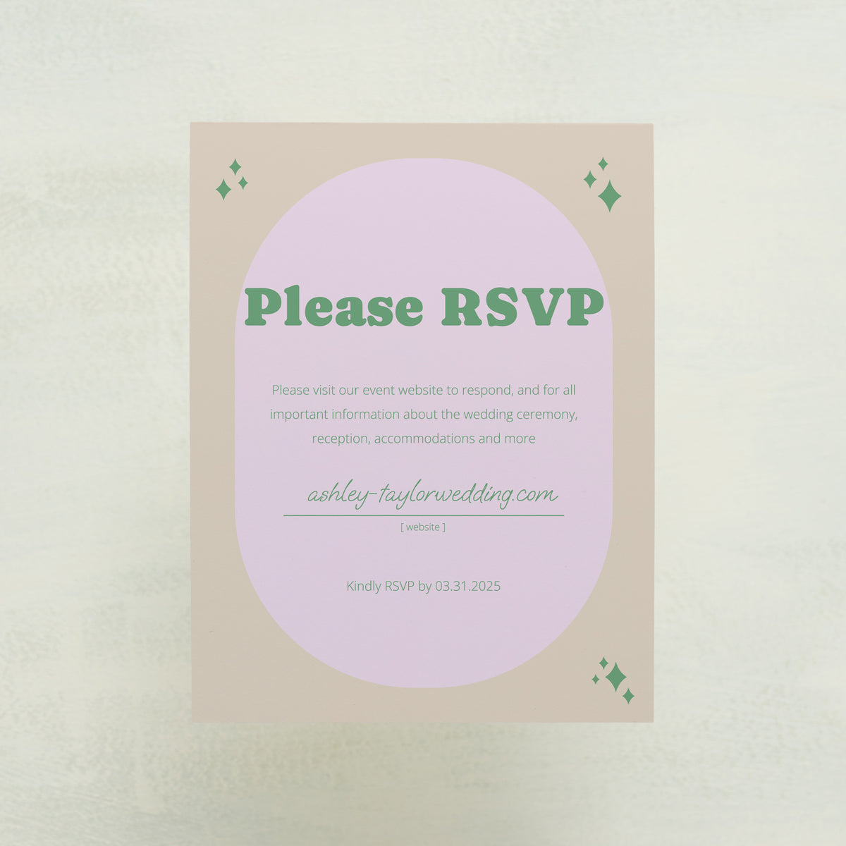 Wedlibs Digital RSVP Card